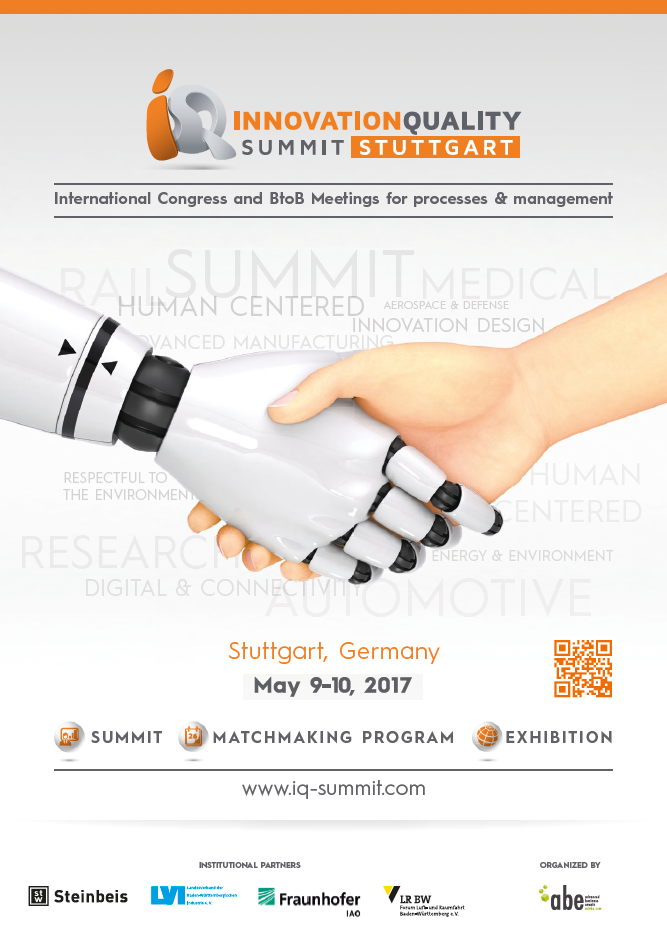 Leaflet InnovationQuality Summit Stuttgart 2016